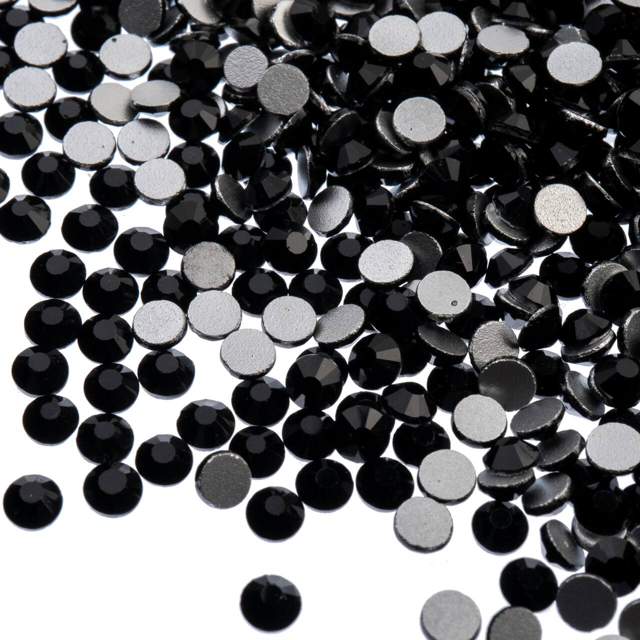 John Bead Crystal Lane SS12 Glass Round Flatback Rhinestones, 2,880ct.